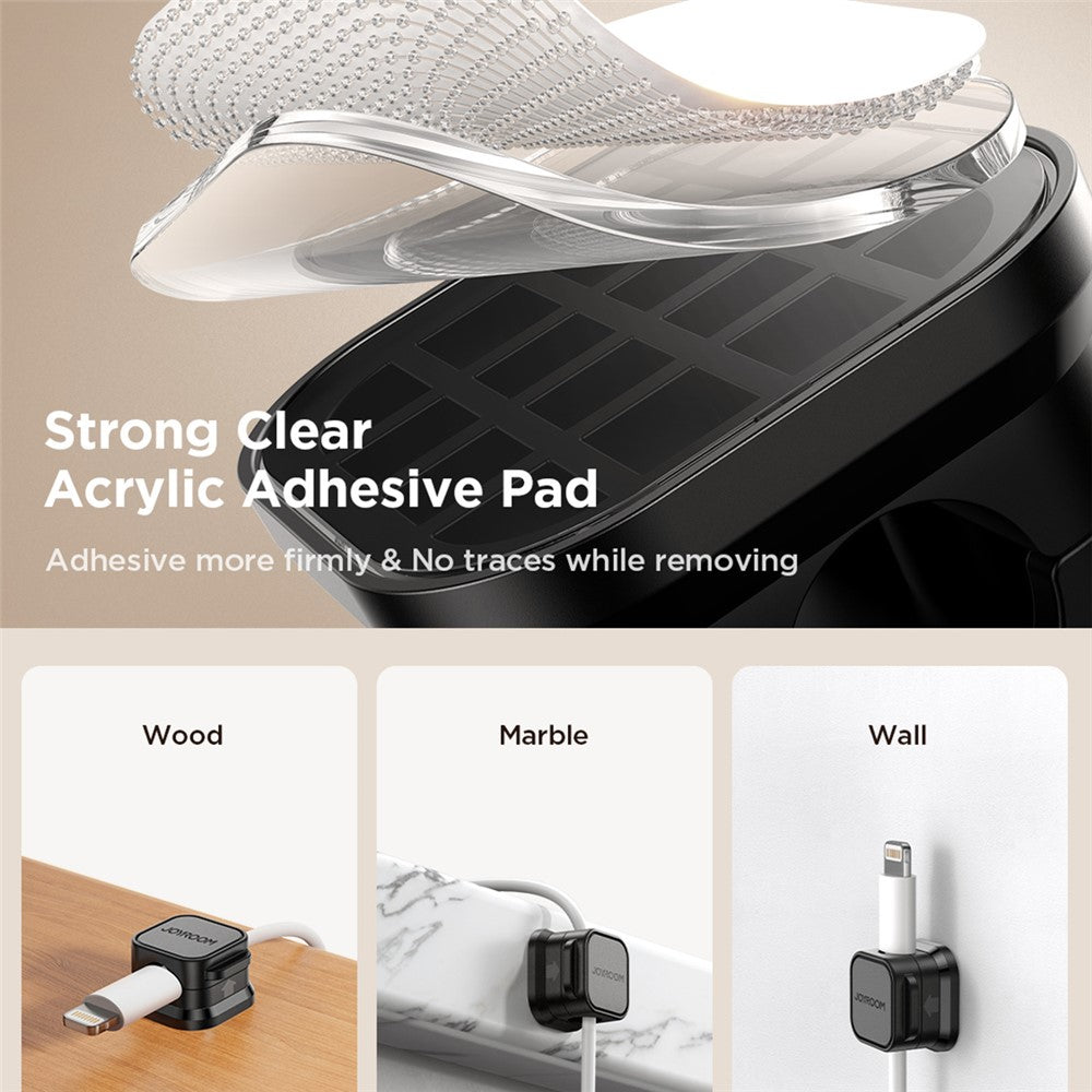 JOYROOM JR-ZS368 Magnetic Cable Organizer Holder (Pack of 3)