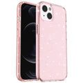 For iPhone 15 Bump Proof Protective Case Sparkly Glitter Hard PC + Soft TPU Phone Cover