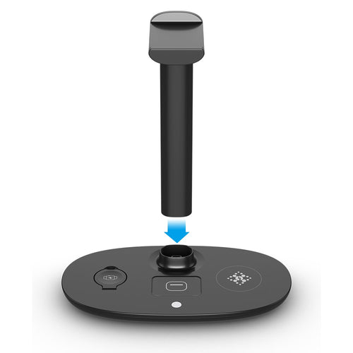 4-in-1 Wireless Charger with Headphone Hanger – Charging Station & Headset Holder