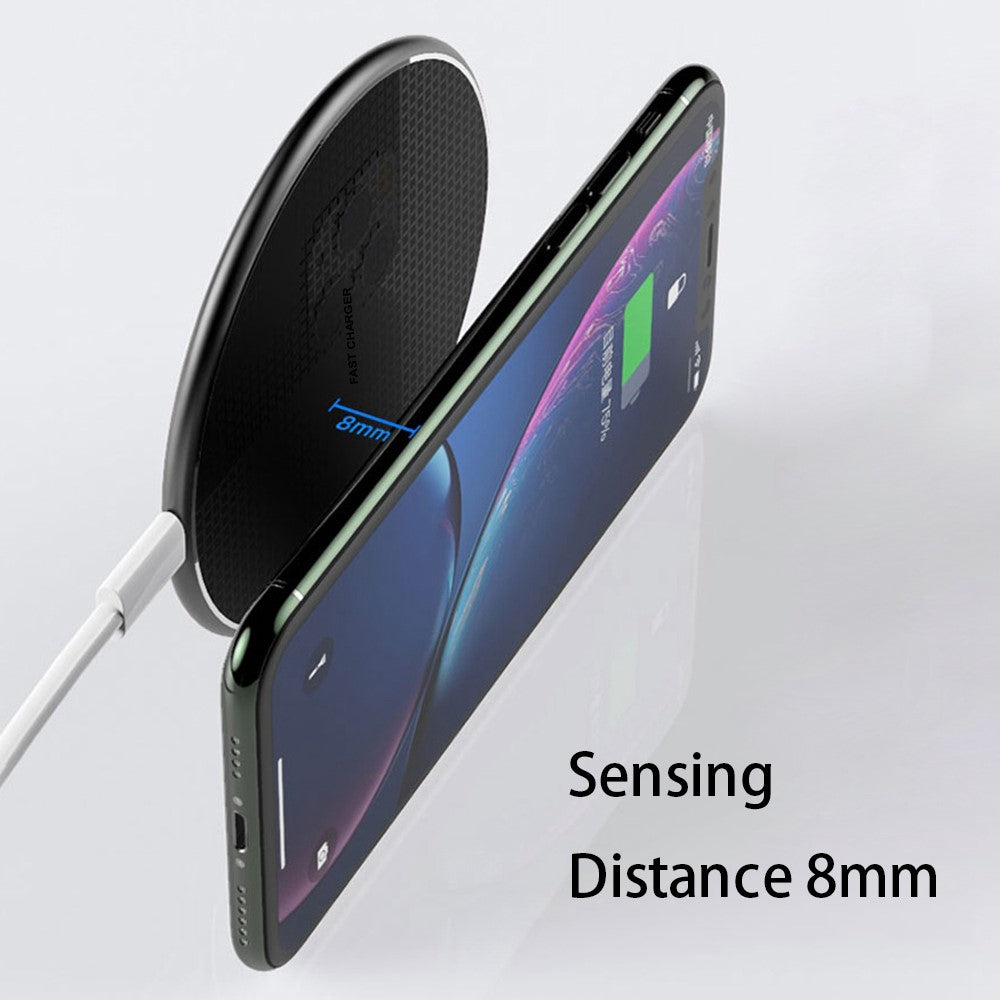Ultra-Thin Metal Wireless Charging Pad – 15W Fast Charging