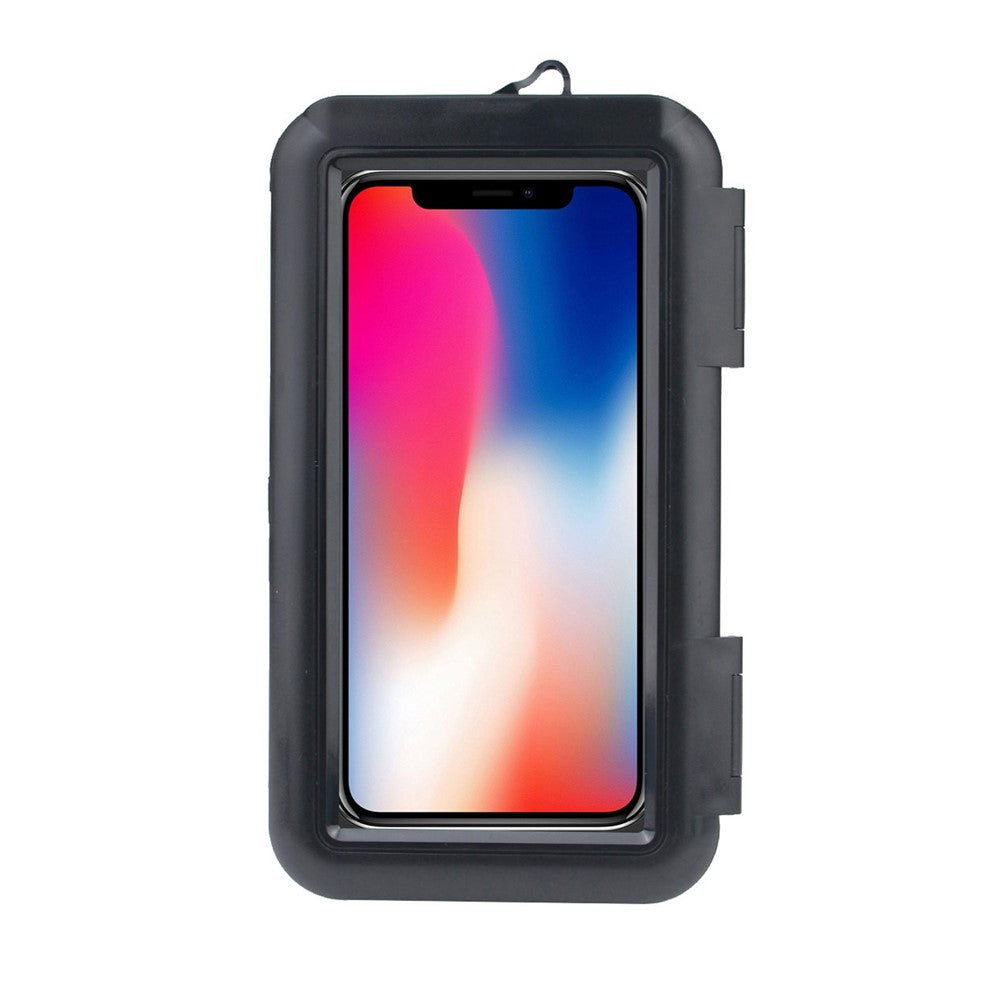Cycling Bicycle Handlebar Mount 6.8-inch Phone Holder Waterproof Case Bag Support Stand
