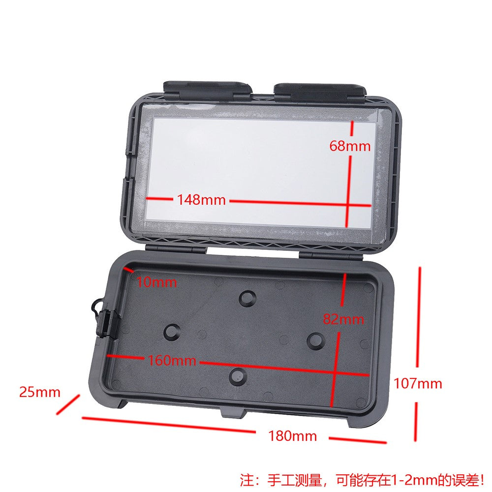 Cycling Bicycle Handlebar Mount 6.8-inch Phone Holder Waterproof Case Bag Support Stand