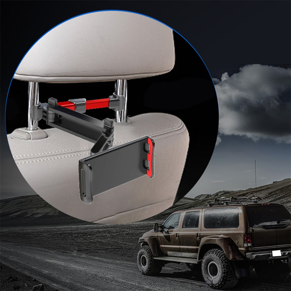 Foldable Car Mobile Phone Holder Tablet Stand Adjustable Back Seat Headrest Mount Bracket