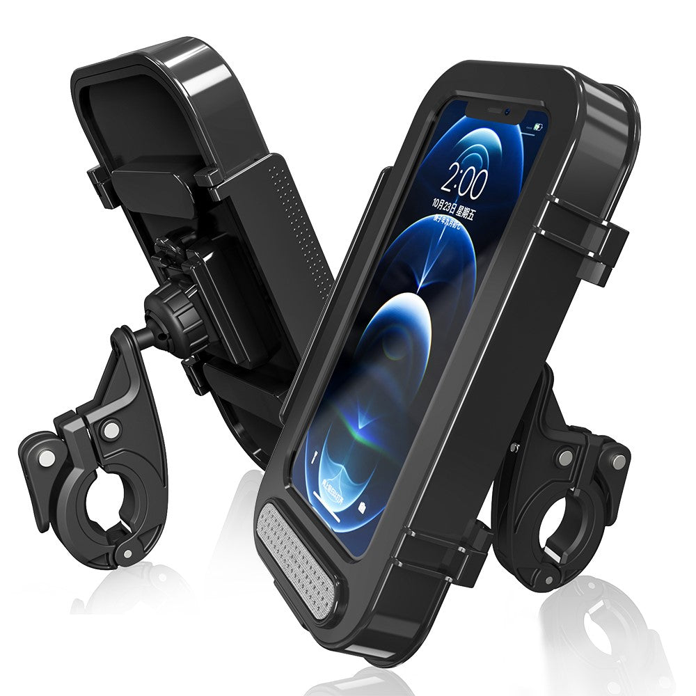 MTB Electric Bicycle Waterproof Touch Screen Phone Case Motorcycle Bike Handlebar Mount Mobile Phone Holder