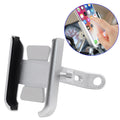 WUPP 360 Degree Aluminum Alloy Motorcycle Bike Rear Mirror Phone Holder GPS Stand Mount for 4-6.5 inch Phone