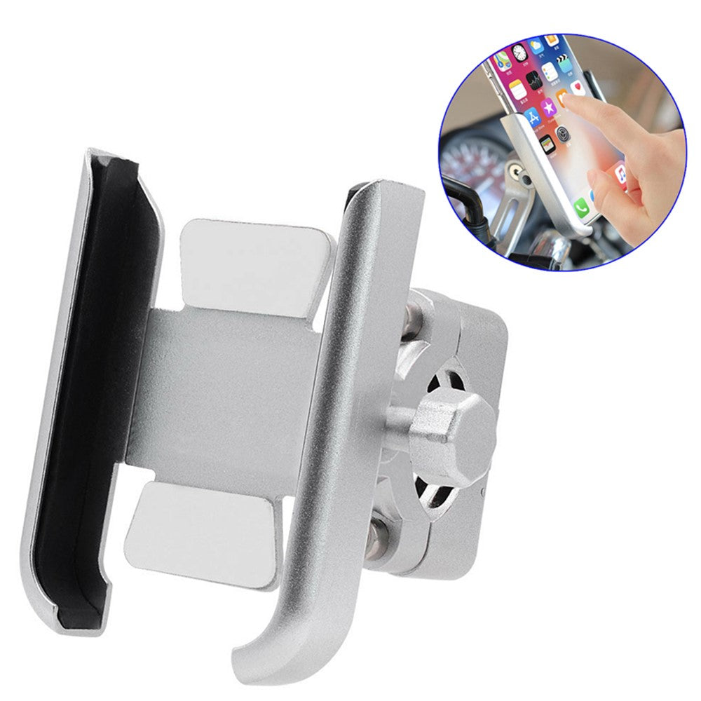 WUPP Universal Aluminum Motorcycle Phone Mount – Adjustable Handlebar Holder