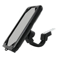 Electric Bicycle Motorcycle Rearview Mirror Mount Waterproof Phone Case Holder Stand