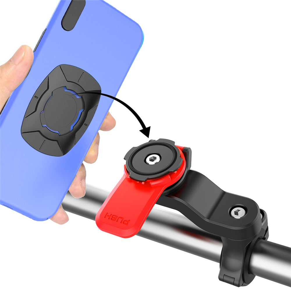 360 Degrees Rotatable Motorcycle Bike Handlebar Mount Phone Holder Detachable Bicycle Cellphone GPS Bracket