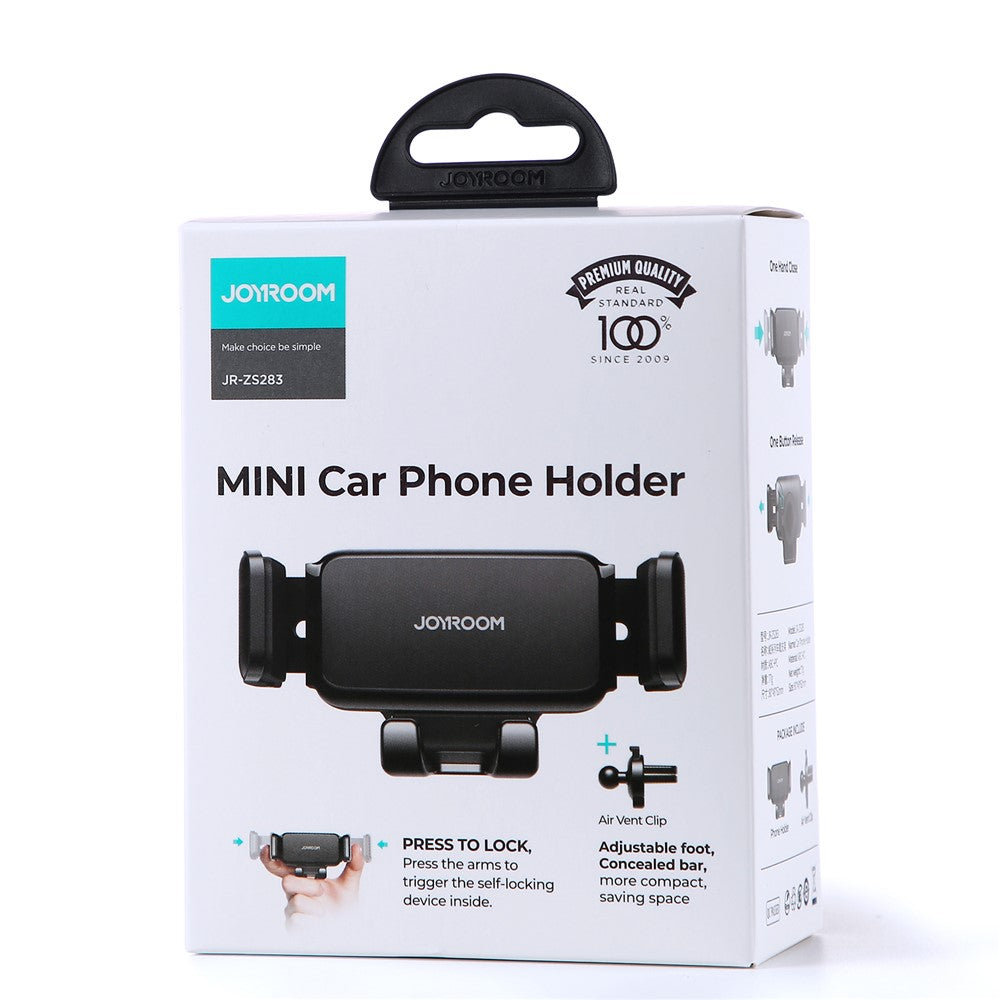 JOYROOM JR-ZS283 Heave Duty Car Phone Mount Strong Clasp 360 Degree Rotation Air Vent Phone Holder