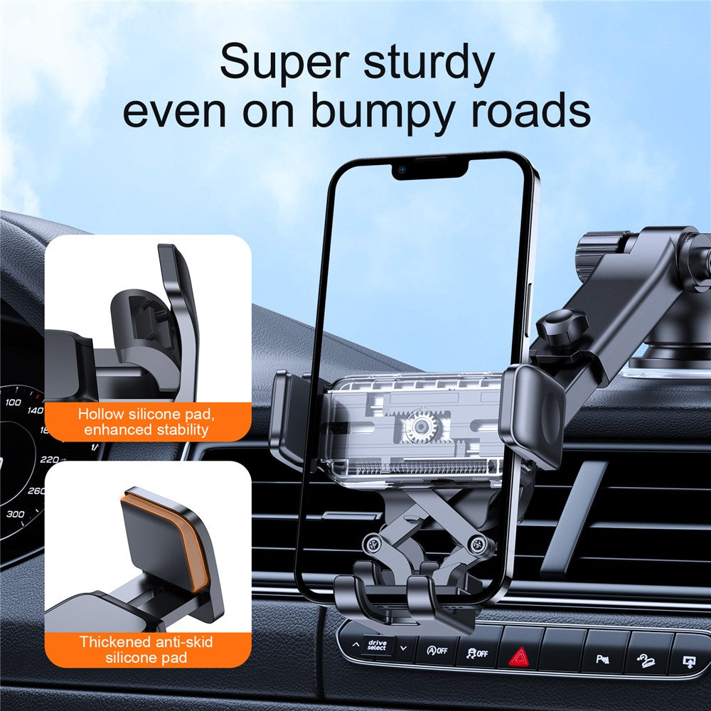 JOYROOM JR-ZS283 Universal Phone Holder 360 Degree Rotation Car Dashboard Mount Phone Bracket Stand