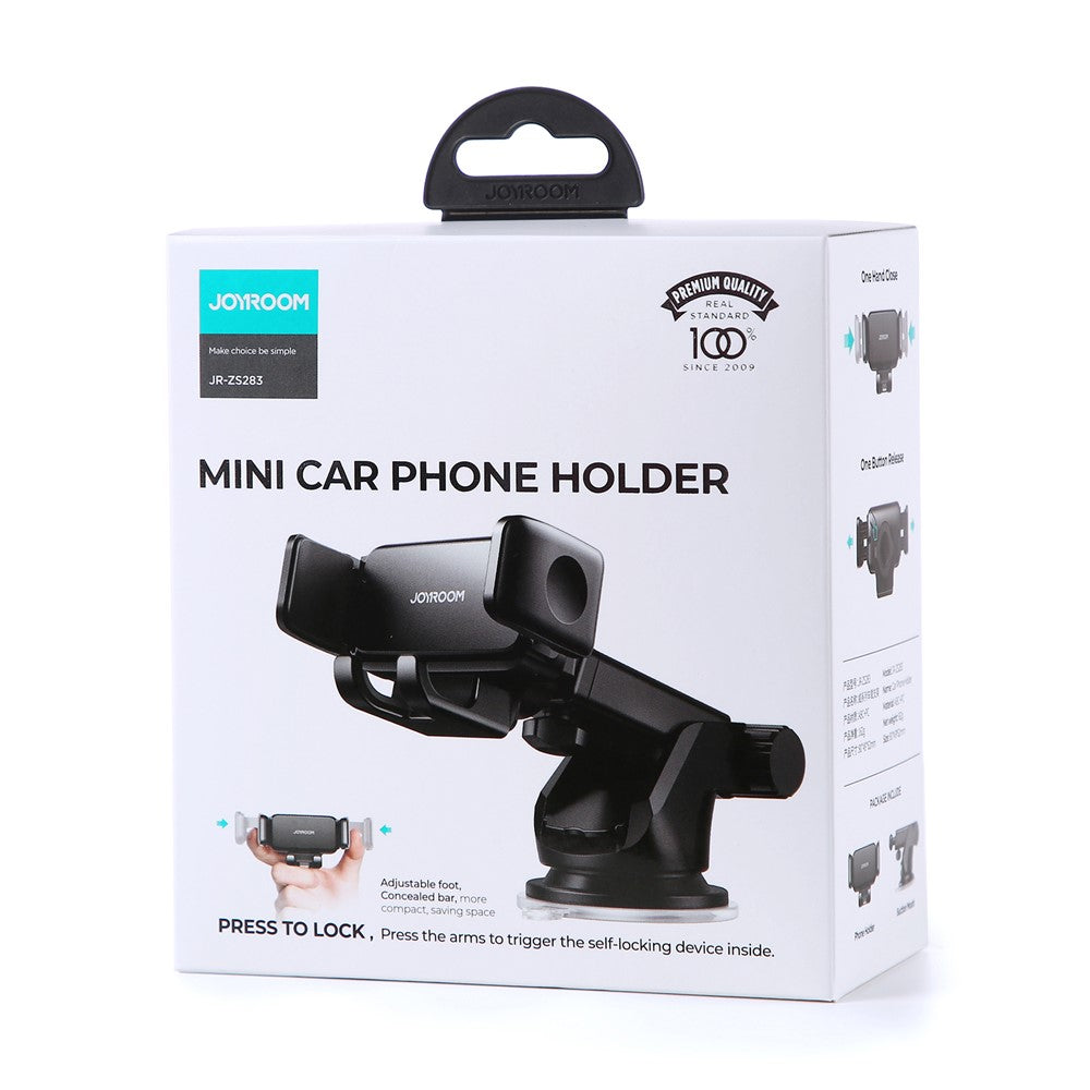 JOYROOM JR-ZS283 Universal Phone Holder 360 Degree Rotation Car Dashboard Mount Phone Bracket Stand