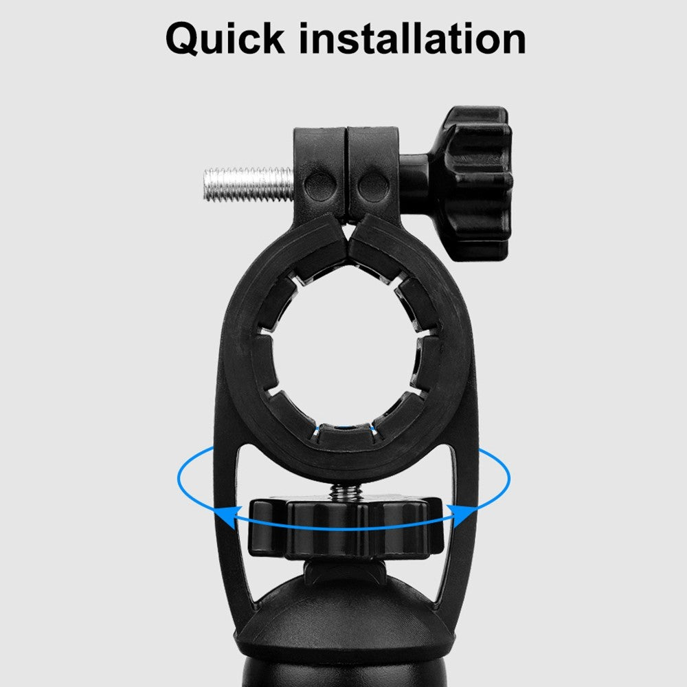 PLA-02 for 3.5-6.8 inch Phone Holder Motorcycle Bike Rearview Mirror Cellphone Mount