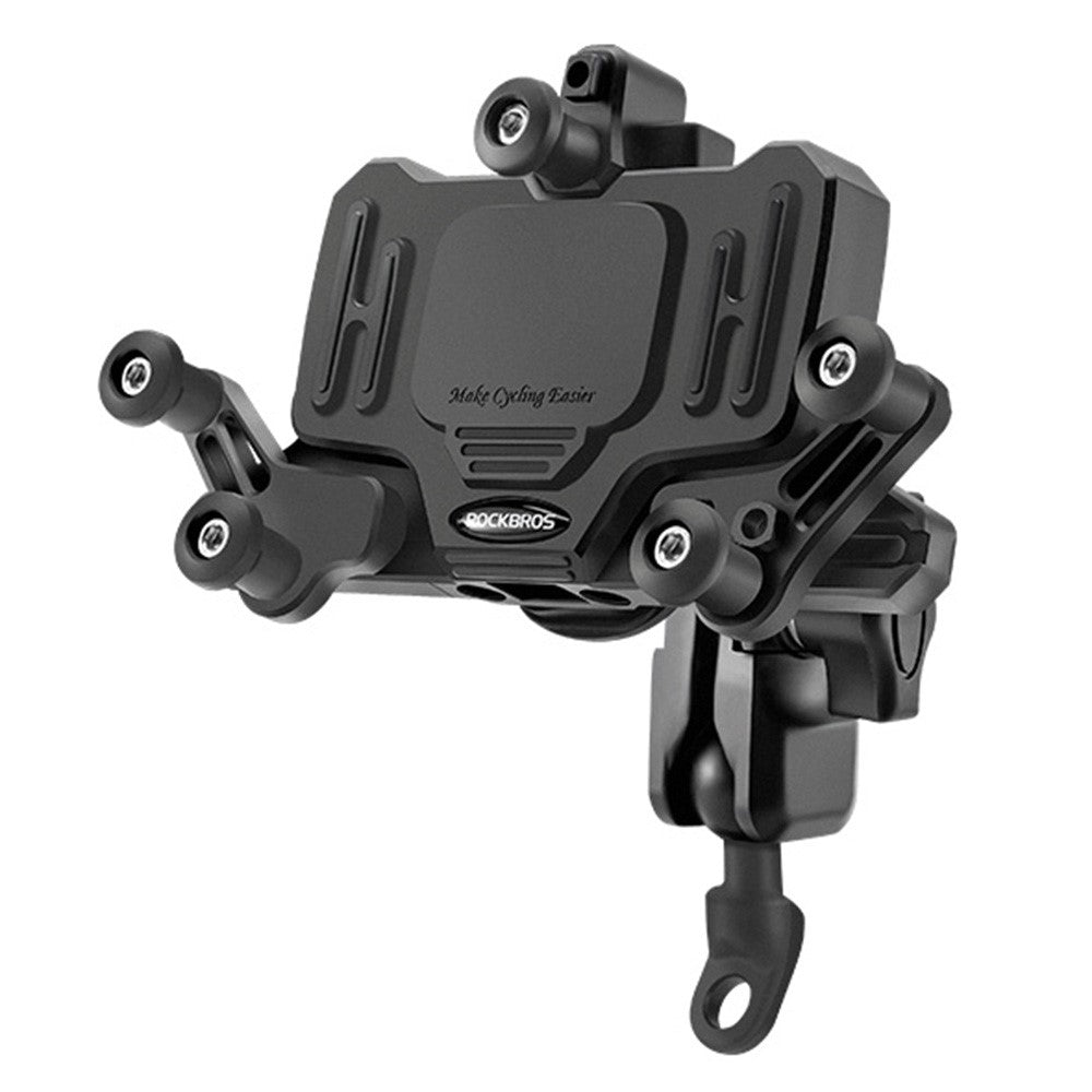 ROCKBROS Horizontal Bike & Motorcycle Phone Mount – Rotatable GPS Holder