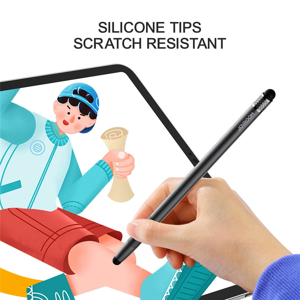 JOYROOM JR-DR01 Dual Tips Design Capacitive Stylus Pen Universal Phone Tablet High Sensitivity Drawing Writing Stylus Pen