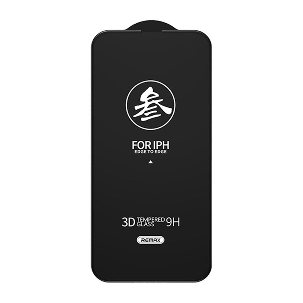 REMAX Wear-Resistant Anti-Explosion Full Glue Full Screen Coverage Curved Tempered Glass Screen Protector for iPhone 13 mini 5.4 inch