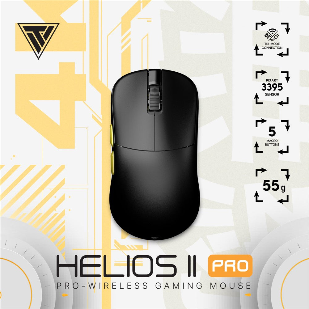TEEVO Helios II Pro Wireless Gaming Mouse – 26,000 DPI, 4K Polling Rate
