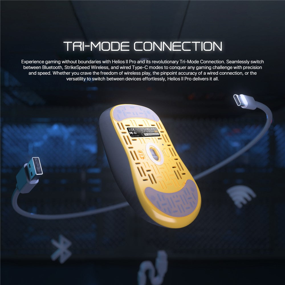 TEEVO Helios II Pro Wireless Gaming Mouse – 26,000 DPI, 4K Polling Rate