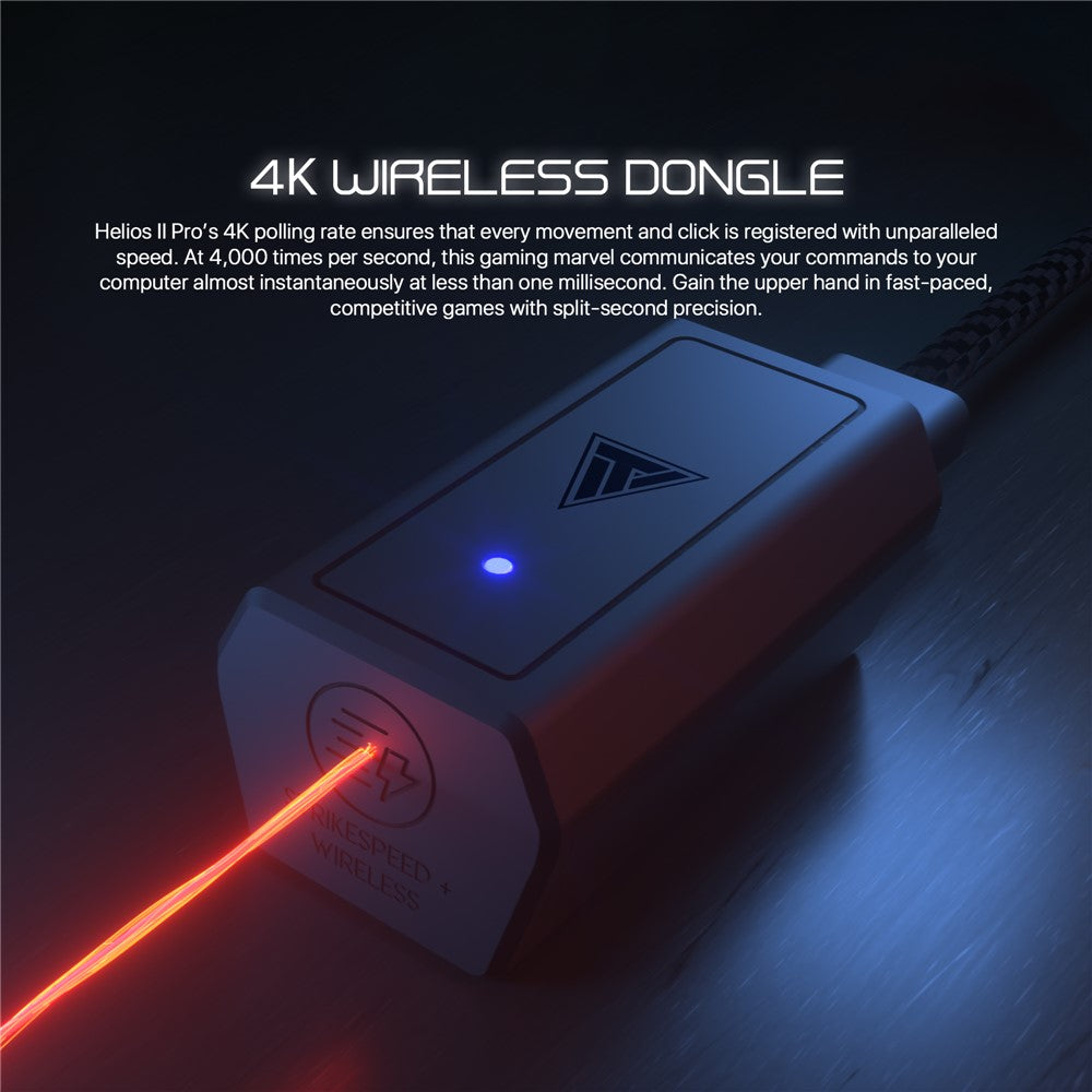 TEEVO Helios II Pro Wireless Gaming Mouse – 26,000 DPI, 4K Polling Rate