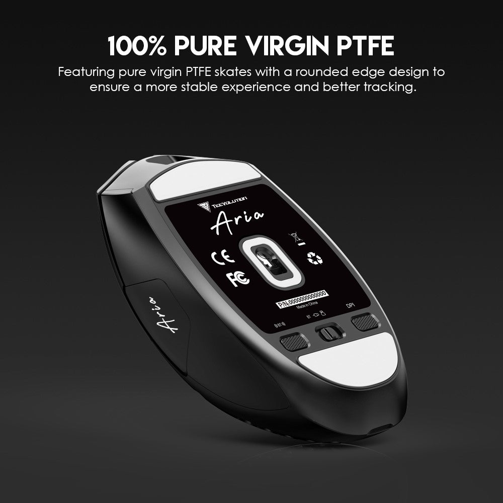 TEEVO Aria XD7 Wireless Gaming Mouse – 26,000 DPI, 6 Programmable Buttons