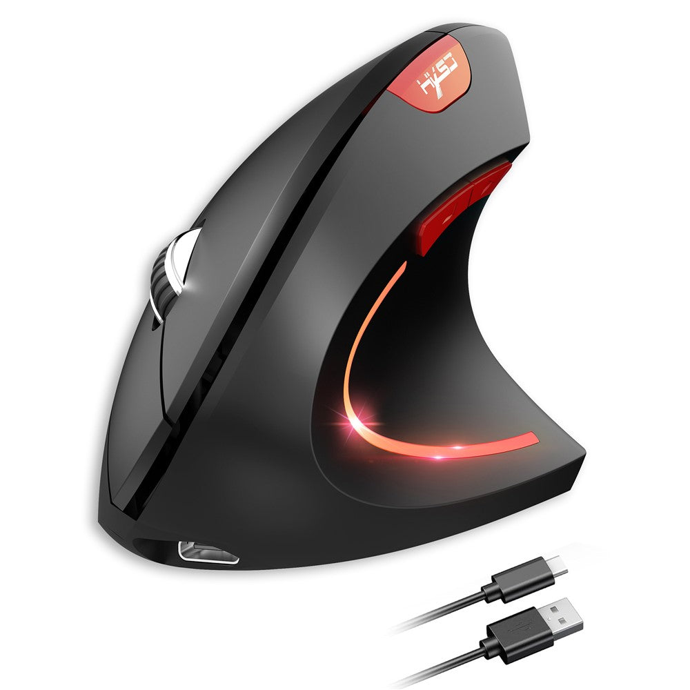 Ergonomic Vertical Mouse – Silent Click, Dual Mode 2.4G & Bluetooth, 2400 DPI