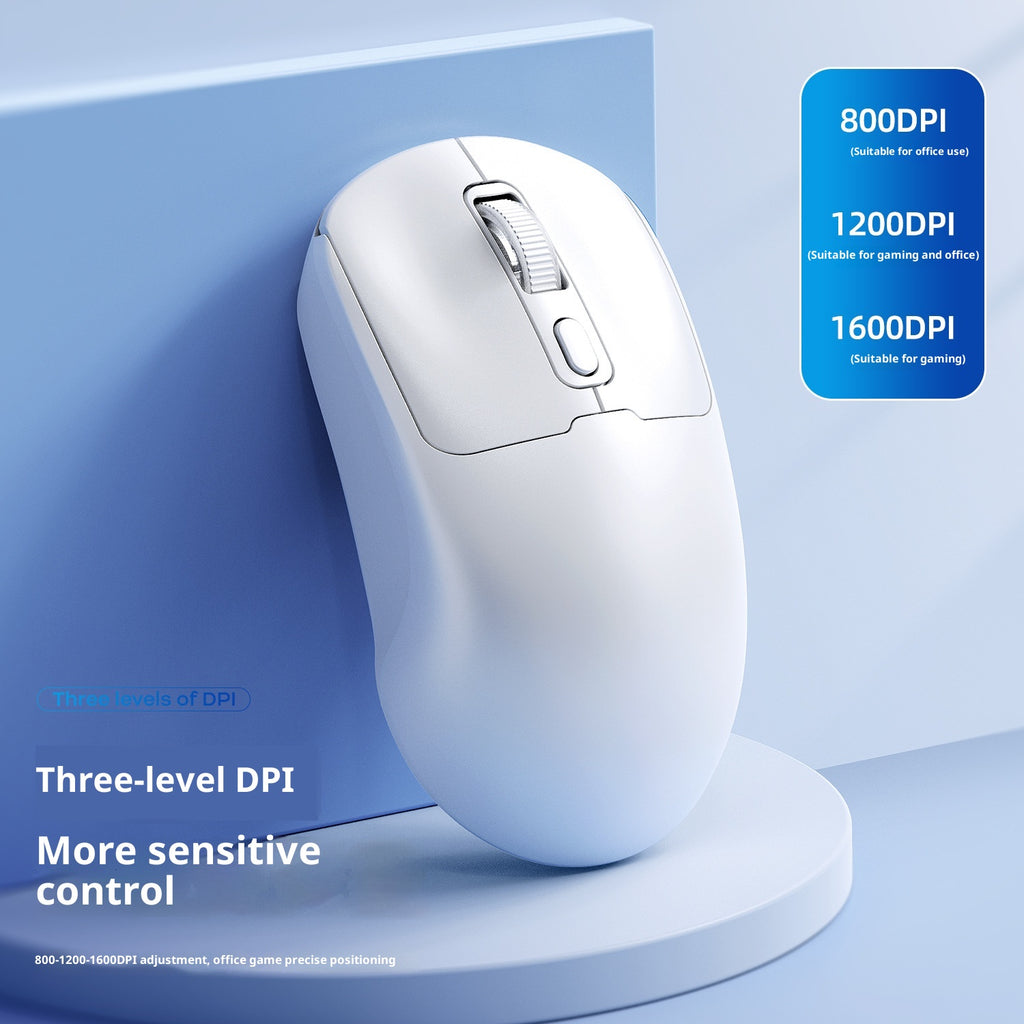 T-WOLF Q3 Silent Wireless Mouse – Rechargeable, Dual Mode