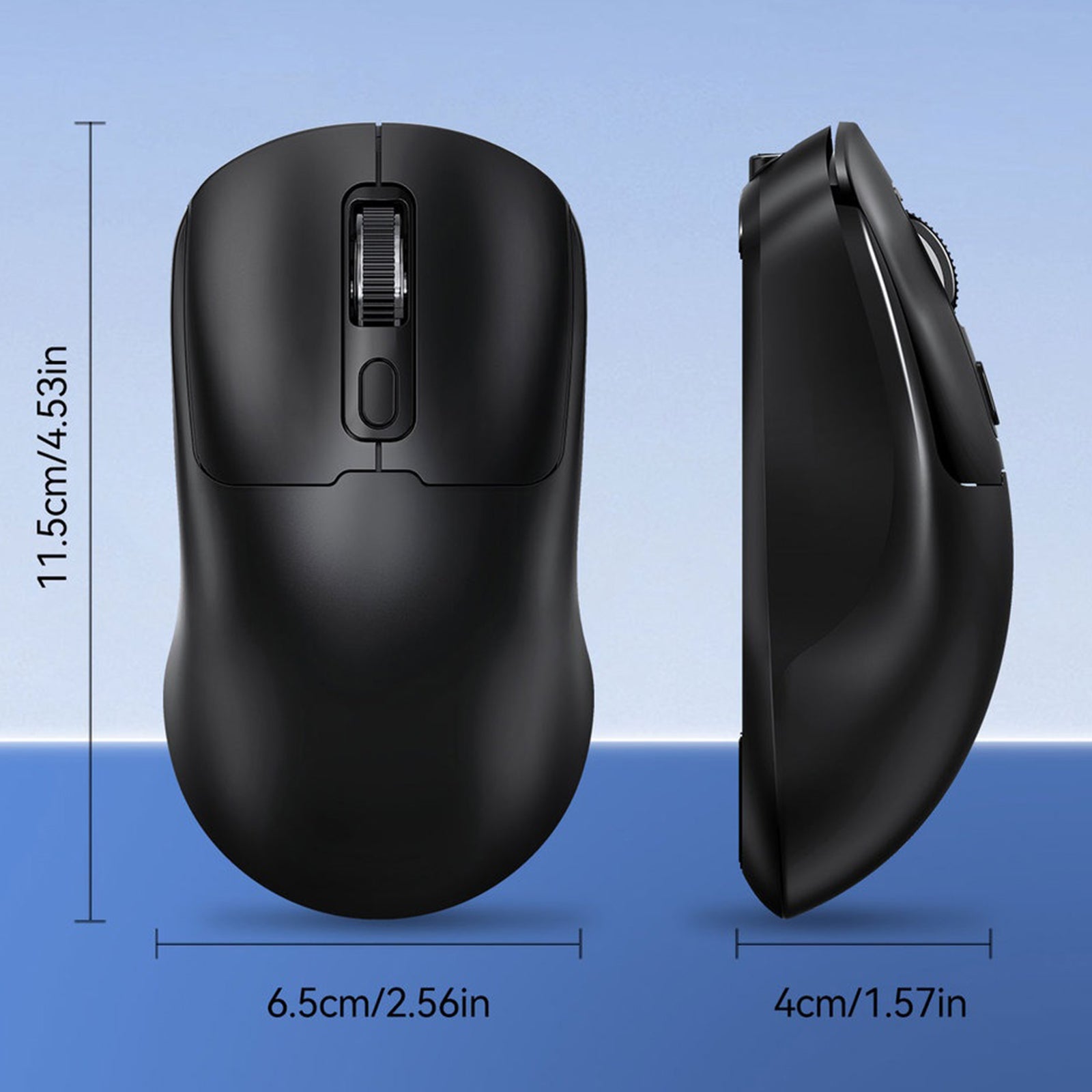 T-WOLF Q3 Silent Wireless Mouse – Rechargeable, Dual Mode