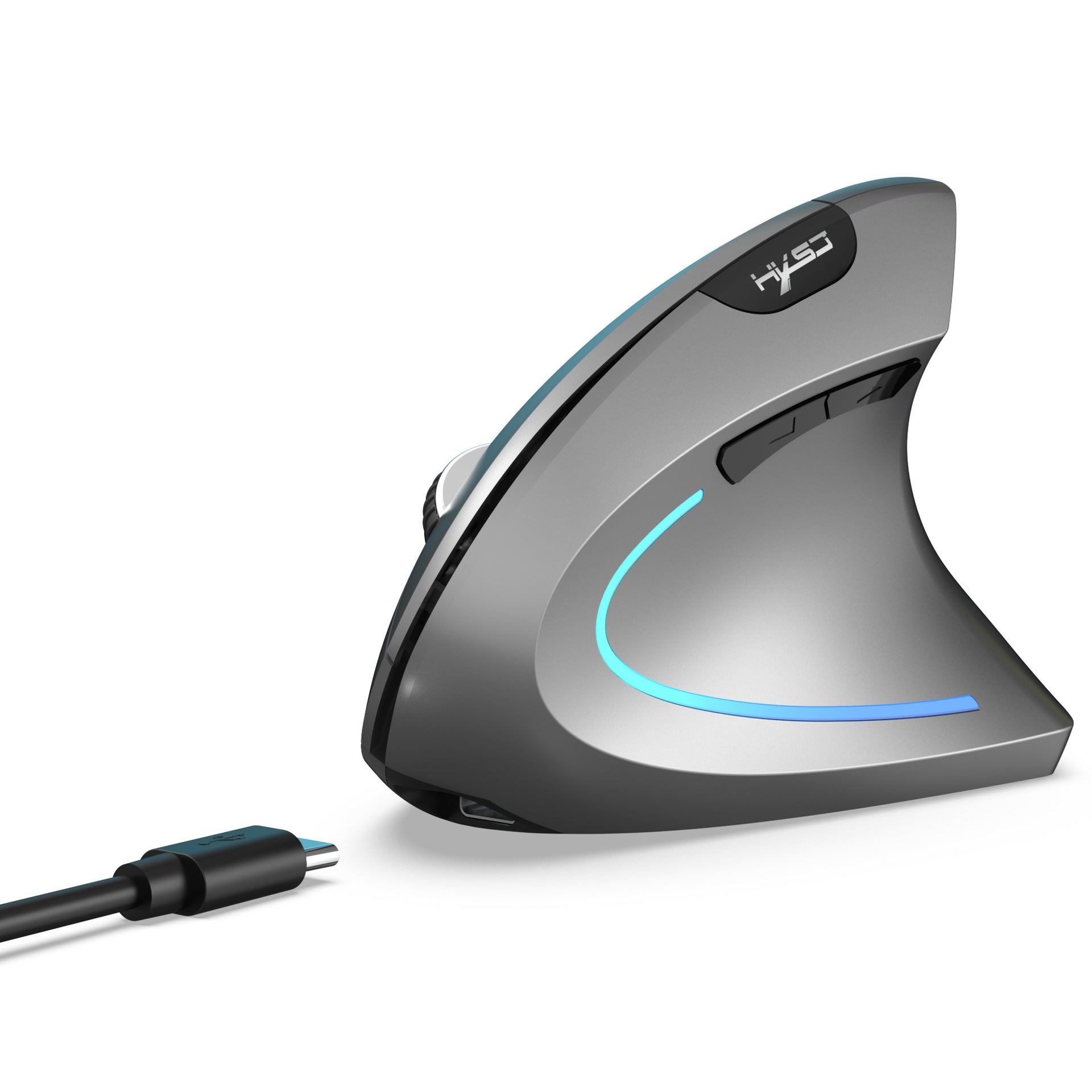 Ergonomic Vertical Mouse – Adjustable, Dual Mode 2.4G & Bluetooth, 2400 DPI