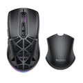 Wireless Gaming Mouse – Tri-Mode 2.4G, Bluetooth & Wired, RGB Backlit