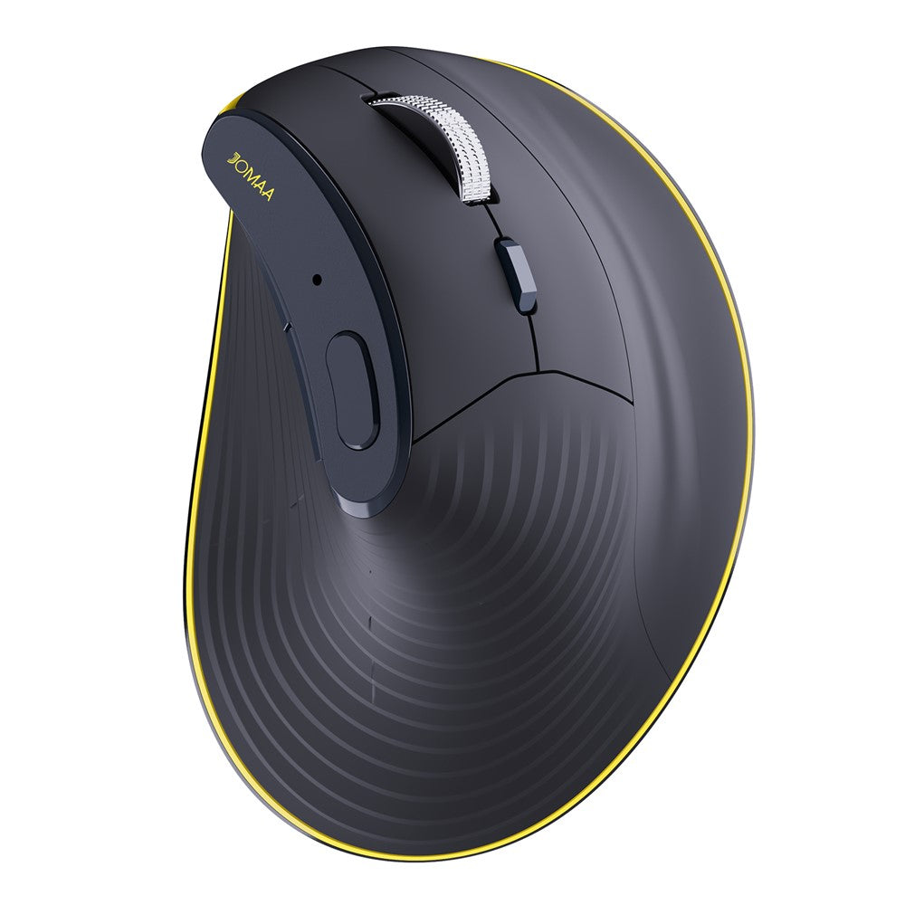 Silent Ergonomic Wireless Mouse – Dual Mode 2.4G & Bluetooth, Rechargeable