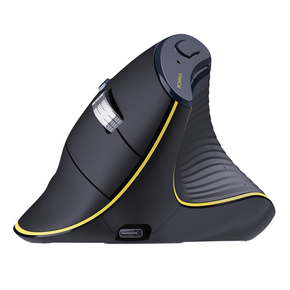 Silent Ergonomic Wireless Mouse – Dual Mode 2.4G & Bluetooth, Rechargeable