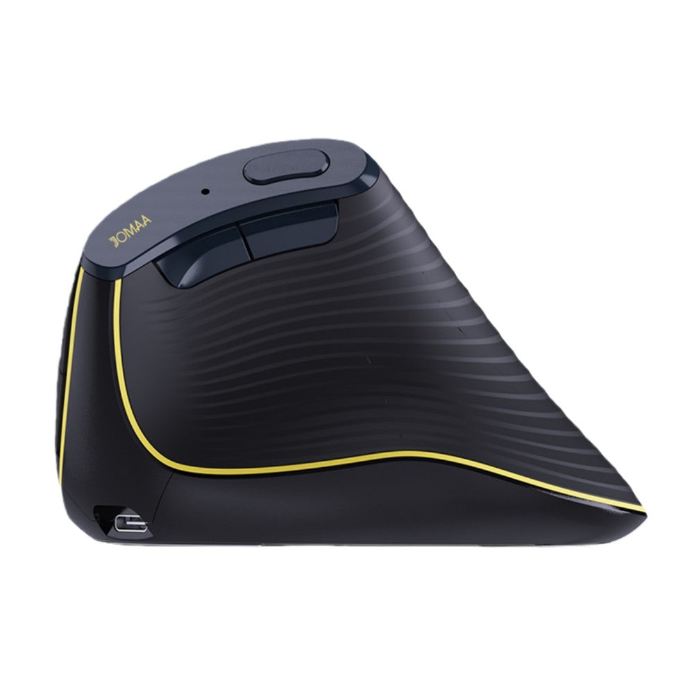Silent Ergonomic Wireless Mouse – Dual Mode 2.4G & Bluetooth, Rechargeable