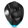 Ergonomic Trackball Wireless Mouse – RGB, Rechargeable, Dual Mode 2.4G & Bluetooth
