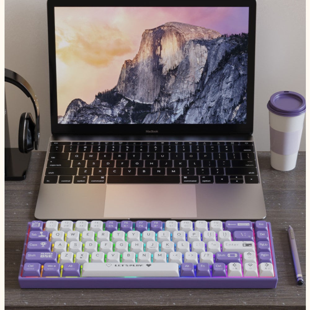 AJAZZ AK680 Hot-Swappable Mechanical Gaming Keyboard – 68-Key Wired