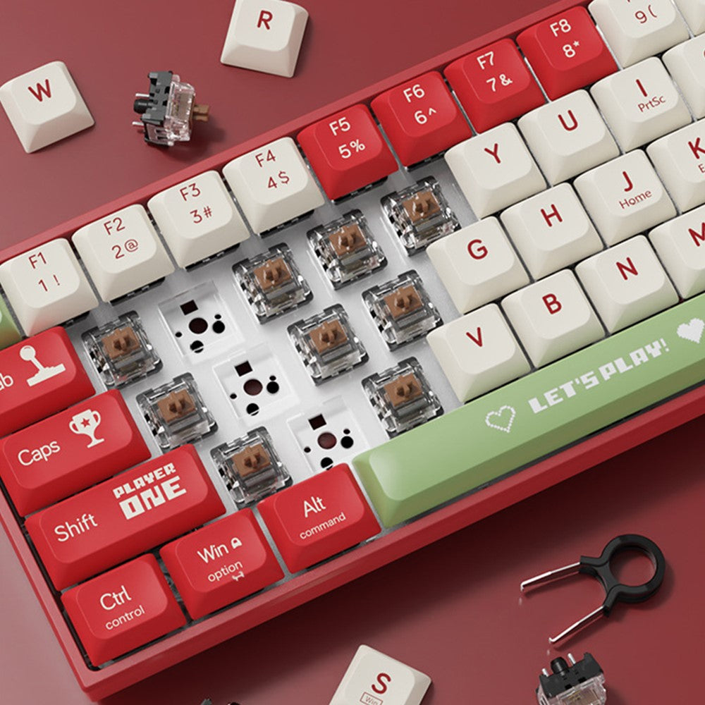 AJAZZ AK680 Hot-Swappable Mechanical Gaming Keyboard – 68-Key Wired