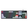 104-Key Low-Noise Mechanical Keyboard – RGB Backlit, English Layout