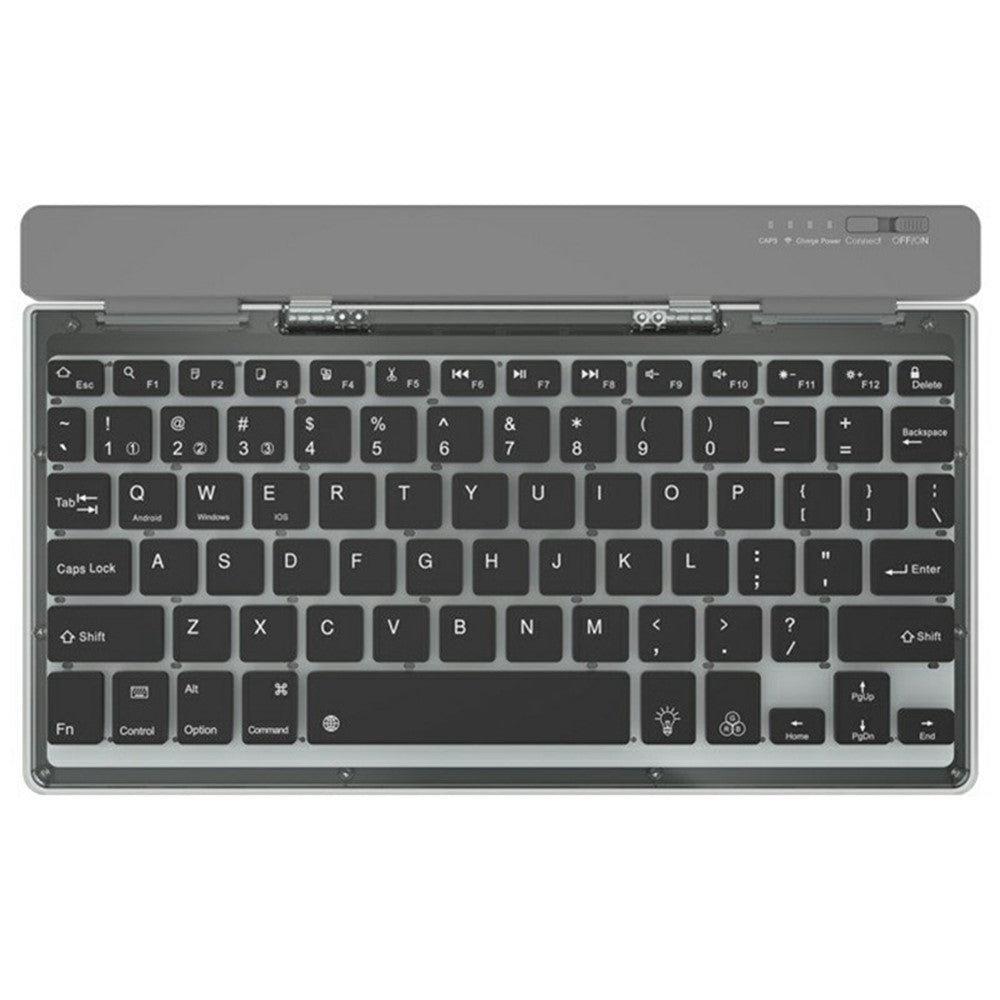 Foldable Transparent Wireless Keyboard – Tri-Mode, For Computer & Tablet