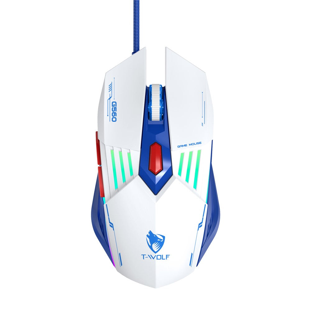 T-WOLF TF610 Wired Gaming Keyboard & Mouse Set – Backlit