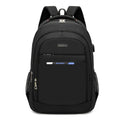 ZWX-6010 Size S Oxford Cloth Travel Backpack Dual Shoulder Laptop Bag with USB Port