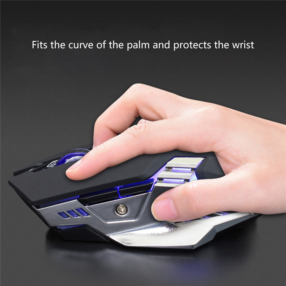 Backlit Wireless Keyboard & Mouse Set for Home Office