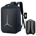 15 inch Laptop Backpack Waterproof Oxford Cloth+Polyester Computer Rucksack with USB Charging Port