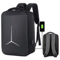17-inch Laptop Backpack with USB Charging Port Oxford Cloth+Polyester Travel Work Rucksack