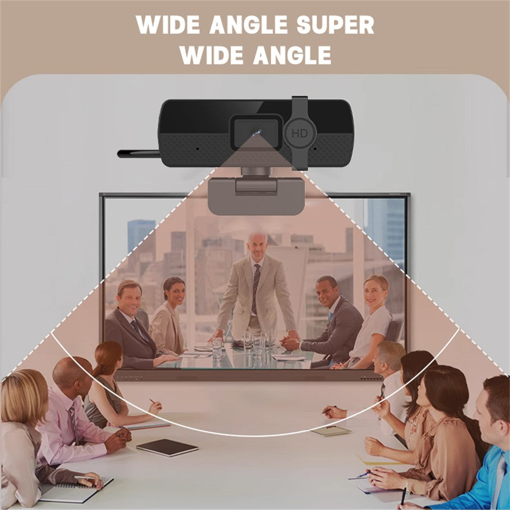 4K HD USB Webcam with Privacy Cover – Autofocus for Conferencing & Streaming