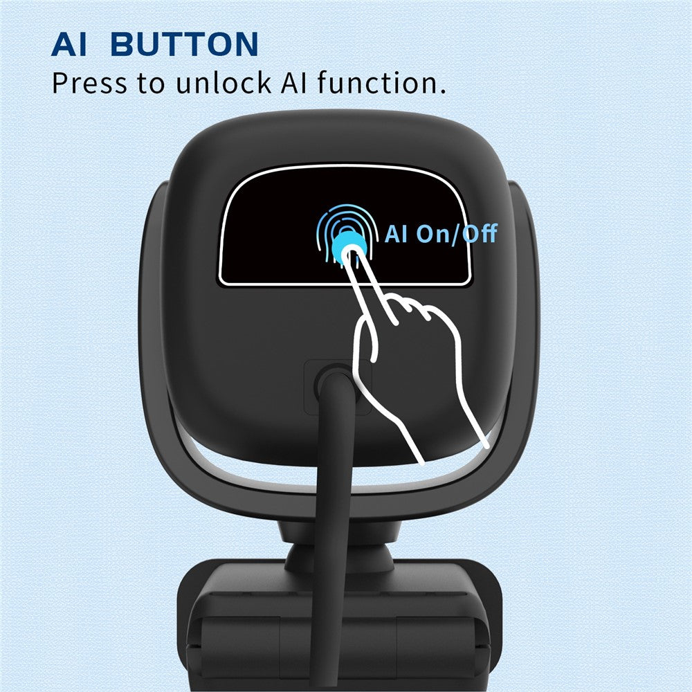 4K AI Autofocus Webcam with Remote Control – For Conferencing & Streaming