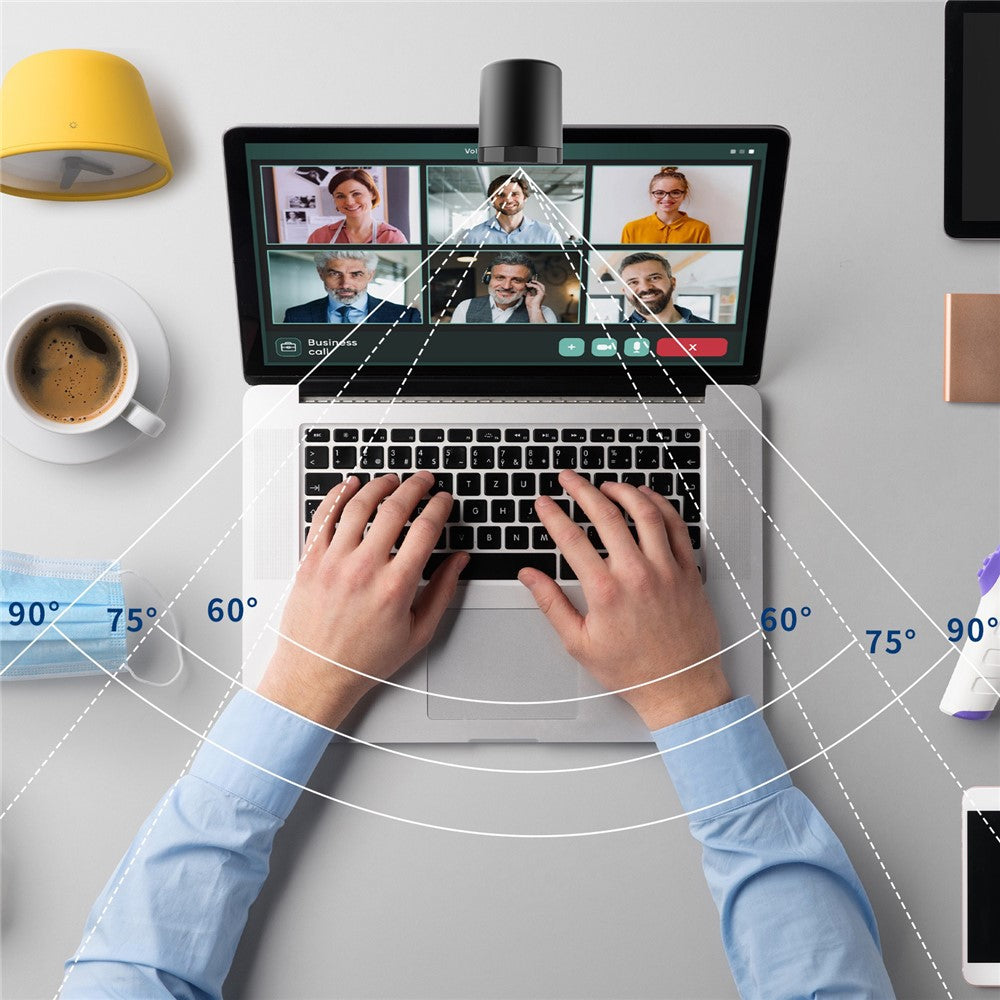 4K Ultra HD Webcam with 3X Zoom – Autofocus for Video Conferencing