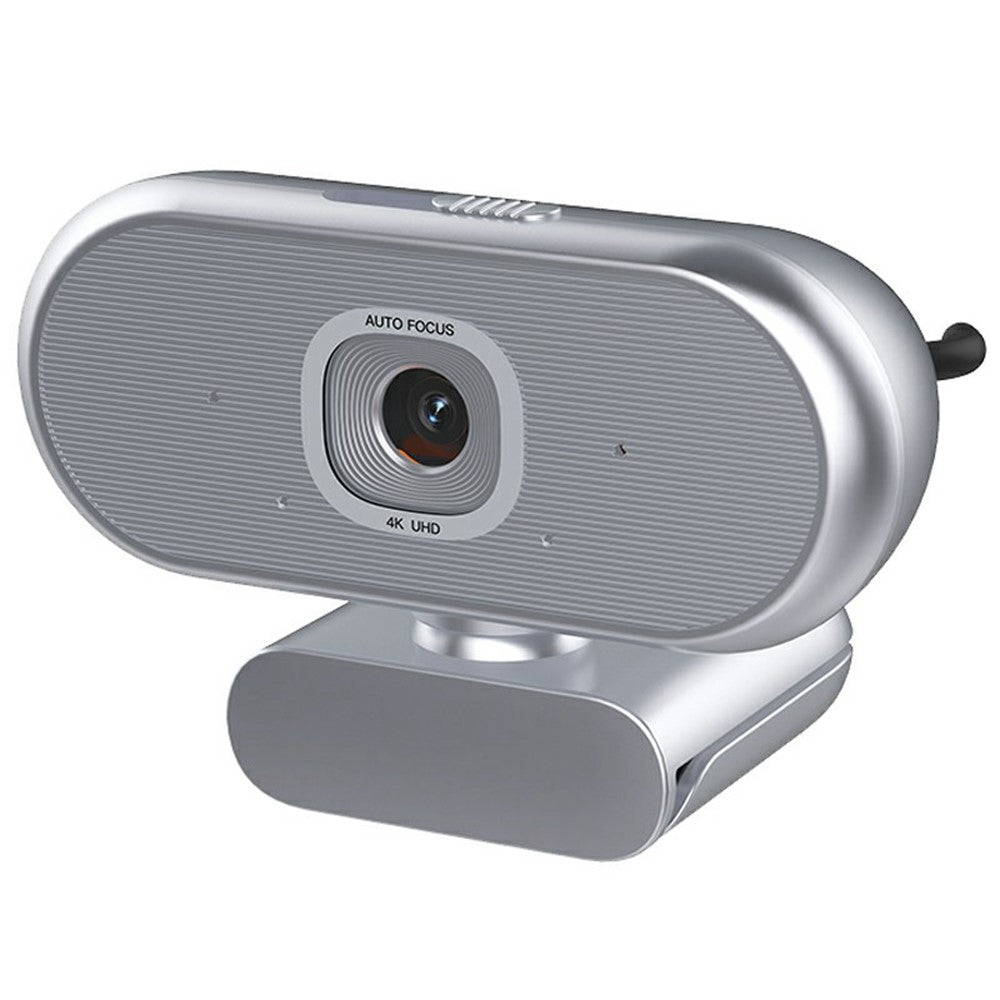 4K USB Webcam – Plug-and-Play Autofocus for Meetings & Streaming