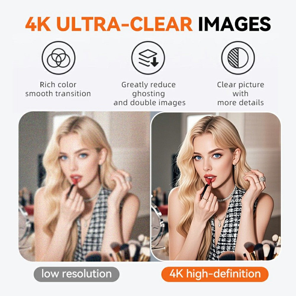 4K USB Webcam – Plug-and-Play Autofocus for Meetings & Streaming