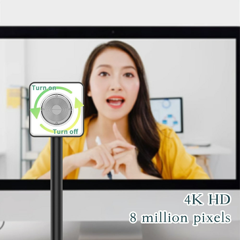 4K Document Webcam with Microphone – Autofocus for Teaching & Live Streaming