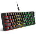 68-Key Wired Gaming Keyboard – RGB Backlit, Compact Membrane Design