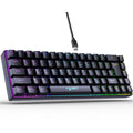 68-Key Wired Gaming Keyboard – RGB Backlit, Russian Layout