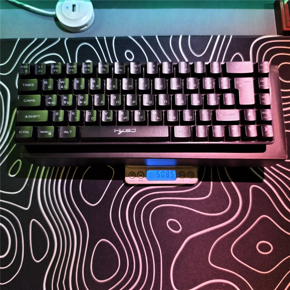 68-Key Wired Gaming Keyboard – RGB Backlit, Russian Layout